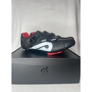 Peloton Cycling - Shoes for Peloton Bike & Bike+ Black, Red 15.5 Women/13.5 Men
